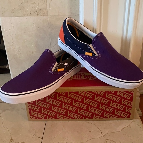 Vans Other - New Vans shoes 11.5 slip on Retro Color block